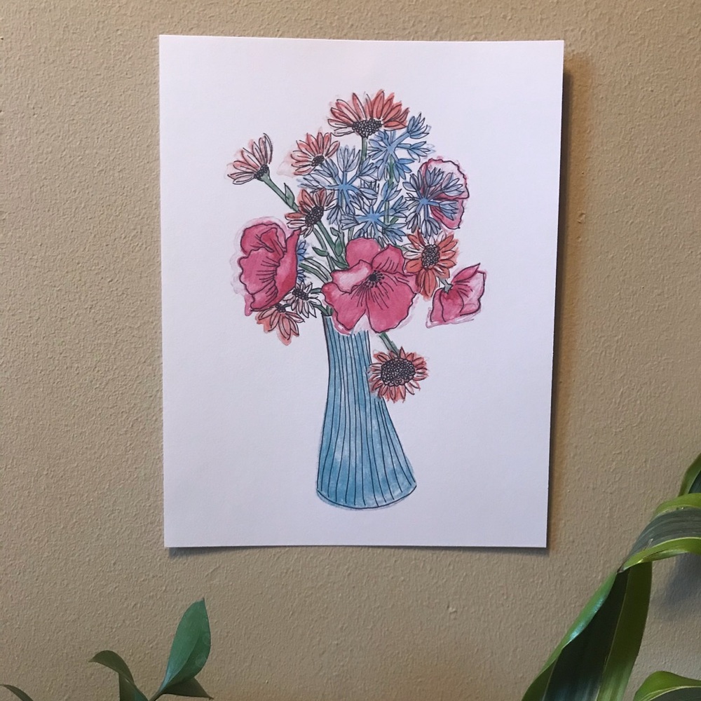 Floral Wall Art Original signed and numbered print